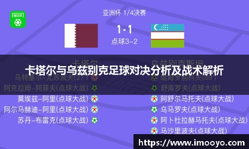 卡塔尔与乌兹别克足球对决分析及战术解析